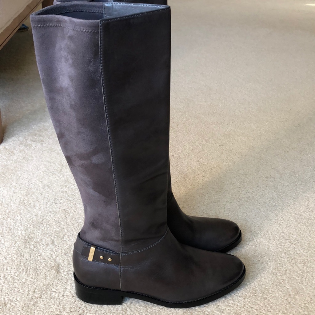 Nwot Cole Haan Gray Boots
